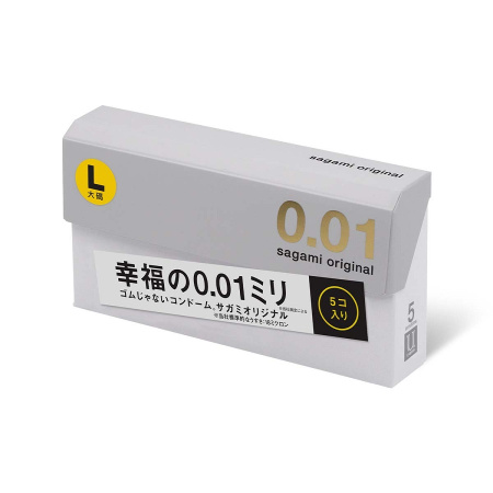 Презервативы "SAGAMI Original 001" полиуретановые, размер L, 5 шт 150582 Презервативы "SAGAMI Original 001" полиуретановые, размер L, 5 шт 150582