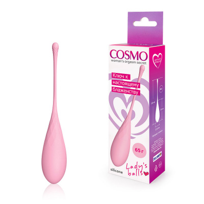 Вагинальный шарик "Cosmo" 28 мм, 65 г CSM-23139-2 Вагинальный шарик "Cosmo" 28 мм, 65 г CSM-23139-2
