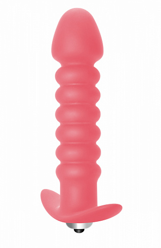 Анальная втулка с вибрацией "Twisted Anal Plug" розовая 5007-01 Анальная втулка с вибрацией "Twisted Anal Plug" розовая 5007-01