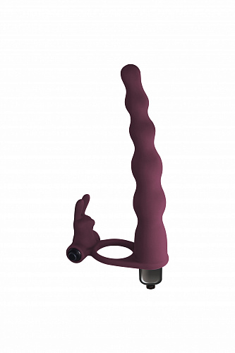 Вибронасадка для двойного проникновения "Jungle Bunny Wine red" 1202-02 Вибронасадка для двойного проникновения "Jungle Bunny Wine red" 1202-02