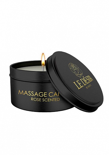 Массажная свеча "Massage Candle Rose Scented" с ароматом розы, 100 гр Массажная свеча "Massage Candle Rose Scented" с ароматом розы, 100 гр