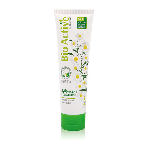 Гель-лубрикант "BIO ACTIVE" с ромашкой, 100 г 27002 Гель-лубрикант "BIO ACTIVE" с ромашкой, 100 г 27002