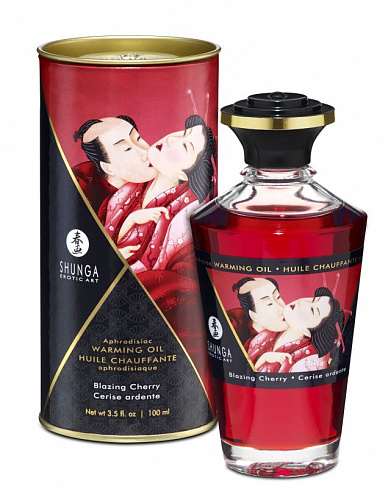 Масло интимное массажное "SHUNGA" Пылающая вишня, 100 мл 2200SG Масло интимное массажное "SHUNGA" Пылающая вишня, 100 мл 2200SG