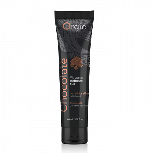 Съедобный интимный гель "ORGIE Lube Tube Chocolate" 100 мл 21128 Съедобный интимный гель "ORGIE Lube Tube Chocolate" 100 мл 21128