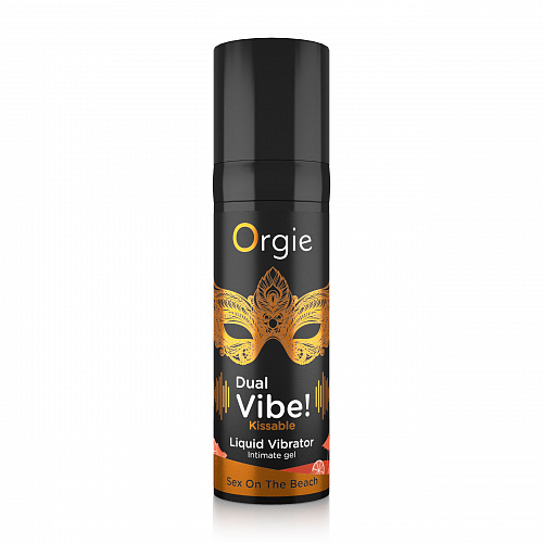 Съедобный гель с вибрацией "ORGIE Dual Vibe! Sex On The Beach" 15 мл 17328 Съедобный гель с вибрацией "ORGIE Dual Vibe! Sex On The Beach" 15 мл 17328