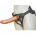 Страпон "Harness" киберкожа, 18 x 4 см 630603 Страпон "Harness" киберкожа, 18 x 4 см 630603