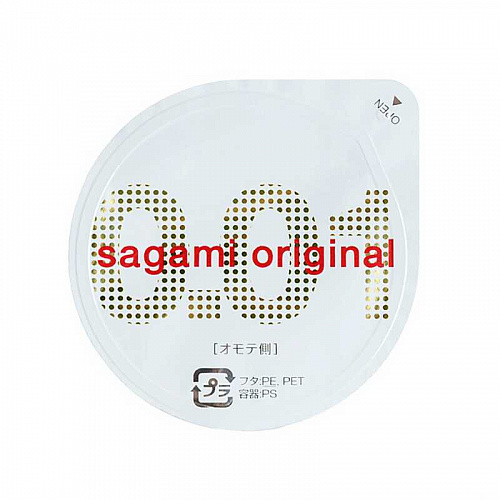 Презервативы "SAGAMI Original 001" полиуретановые, 1 шт 143246 Презервативы "SAGAMI Original 001" полиуретановые, 1 шт 143246