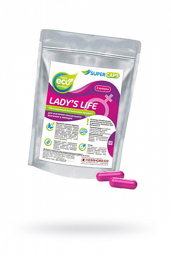 Бад "Lady'sLife" для женщин, 2 капсулы Бад "Lady'sLife" для женщин, 2 капсулы
