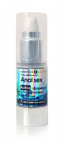 Гель-лубрикант "LOVEGEL E" ANAL с экстрактом мяты, диспенсер 20 г 12004 Гель-лубрикант "LOVEGEL E" ANAL с экстрактом мяты, диспенсер 20 г 12004