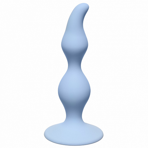 Анальная втулка "Curved Anal Plug" голубая 4105-02 Анальная втулка "Curved Anal Plug" голубая 4105-02
