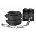 Оковы "BDSM" чёрные, натуральная кожа 3071-1 Оковы "BDSM" чёрные, натуральная кожа 3071-1