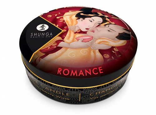 Массажная свеча "SHUNGA Sparkling Strawberry Wine" 30 мл 274608 Массажная свеча "SHUNGA Sparkling Strawberry Wine" 30 мл 274608
